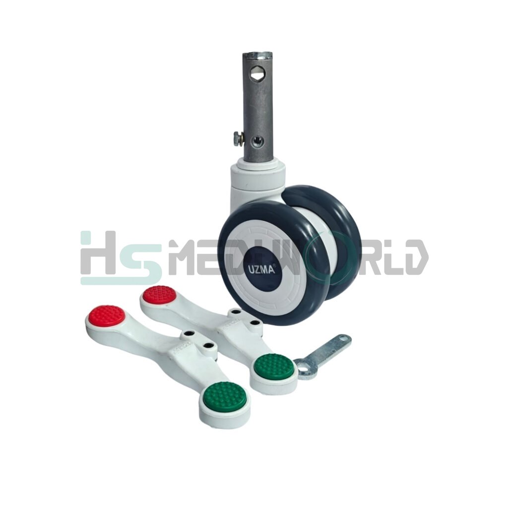 5" TWIN CENTRE LOCK CASTOR WHEEL