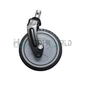 6" POWDER COATED PU WHEEL