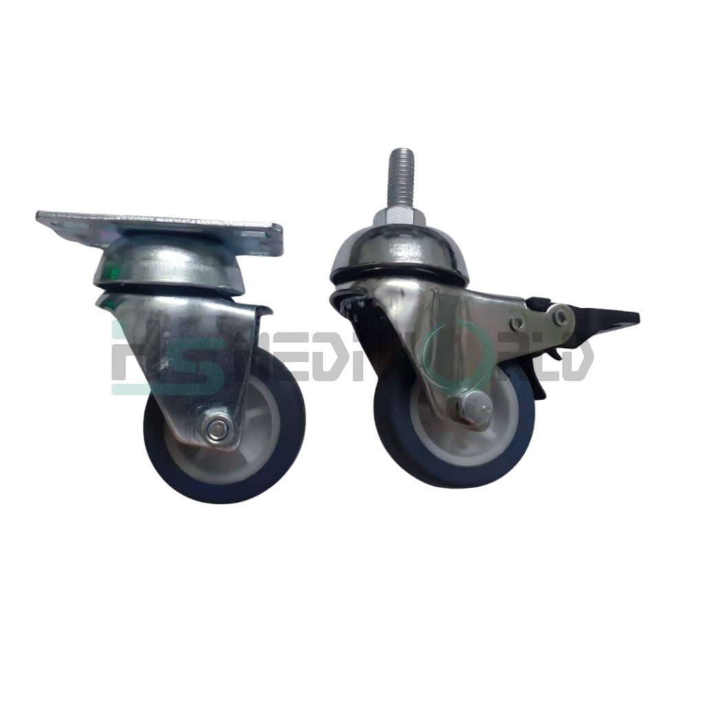 2" CROME BLACK WHEEL
