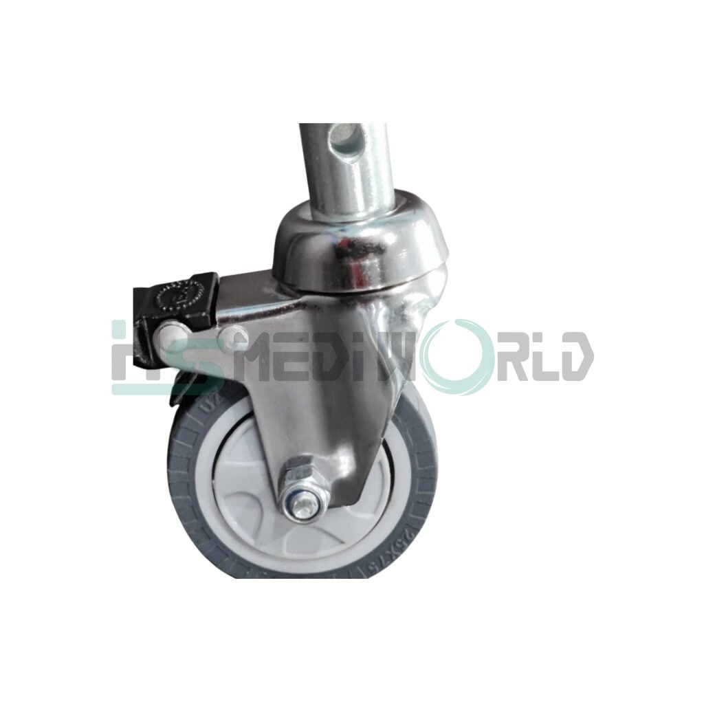 3" CROME BLACK WHEEL
