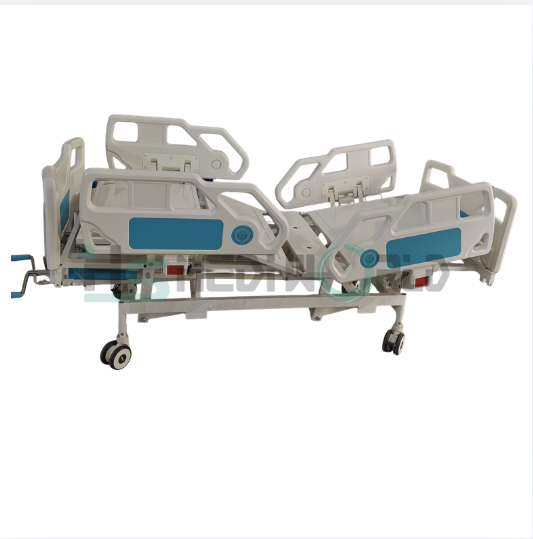 3 Function ICU Bed High-low Mechnical with ABS Railing MSR 1 & Wheels