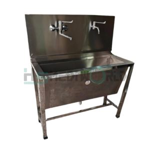 SCRUB STATION 48" DOUBLE TAB ELBOW OPRATED