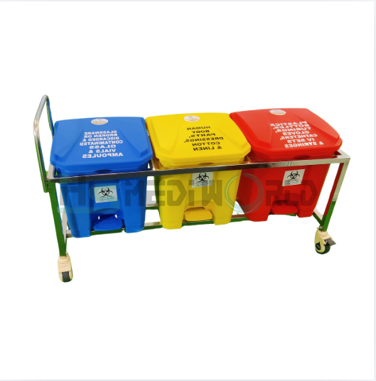 SEGREGATION WASTE TROLLY  32 LTR