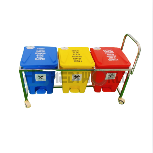 SEGRATION WASTE TROLLY  36 LTR