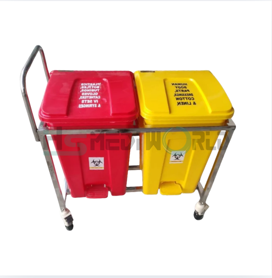 WASTE SEGRATION TROLLY  60 LTR