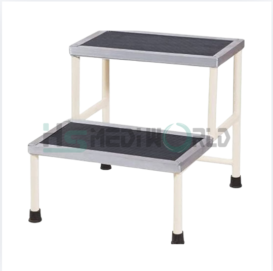 FOOT STEP DOUBLE MILD STEEL WITH RUBBER MATT