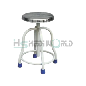 REVOLVING PATIENT STOOL MILD STEEL